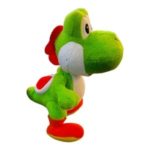 Super Mario Plush Green Yoshi 2014 Soft Toy Stuffed Animal Doll. 8"